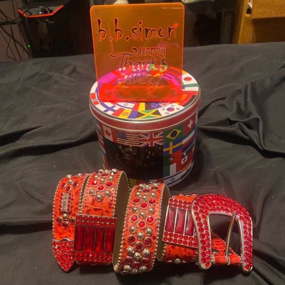 Red Lavasan BB Simon belt 38